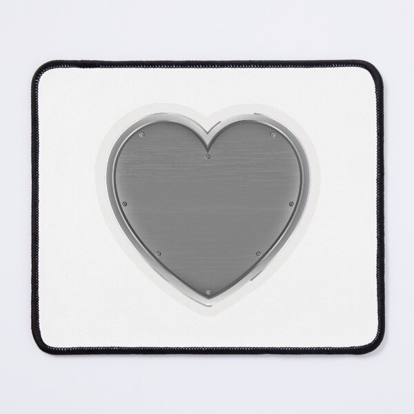 Item preview, metallic chrome heart designed and sold by Razzarts.