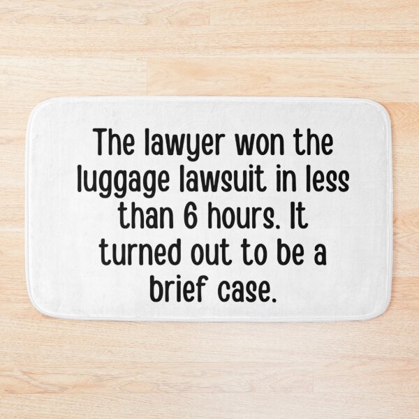 Item preview, Lawyer joke/pun - funny lawyer gift #4 designed and sold by PickaSticka.