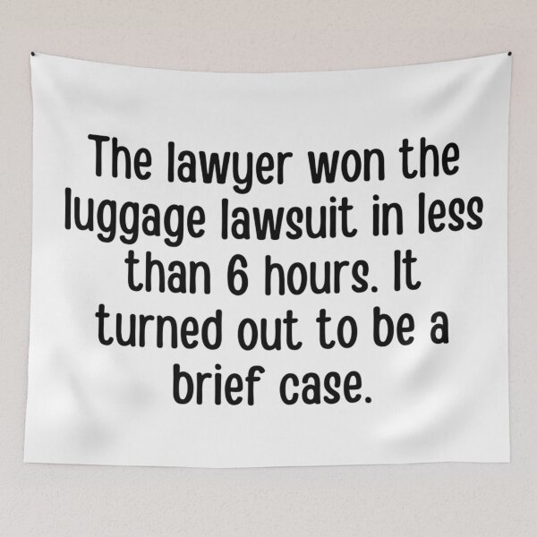 Item preview, Lawyer joke/pun - funny lawyer gift #4 designed and sold by PickaSticka.