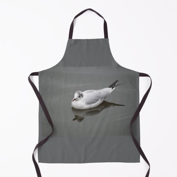 Item preview, Black Headed Gull on the Water in Winter Photograph designed and sold by naturegallery.