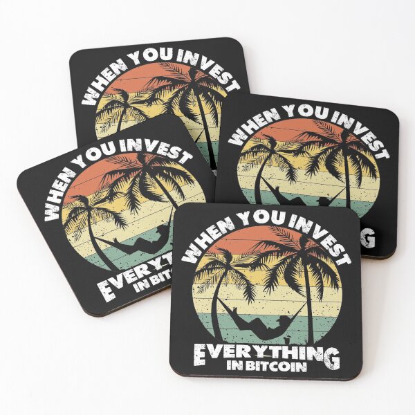 Item preview, when you invest everything in bitcoin, Bitcoin t-shirt, Enjoy, travel, Crypto Currency, future currency, bitcoin is the future, t-shirt design, bitcoin sticker, bitcoin hoodie designed and sold by ShaykhUmer.
