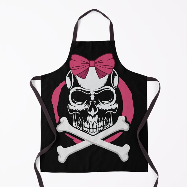 Item preview, Cute skull with a bow and cross bone  designed and sold by fatshirt.