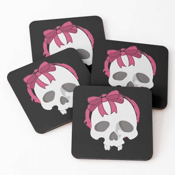 Item preview, Cute skull with a bow and cross bone  designed and sold by fatshirt.