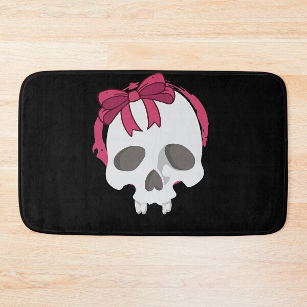 Item preview, Cute skull with a bow and cross bone  designed and sold by fatshirt.