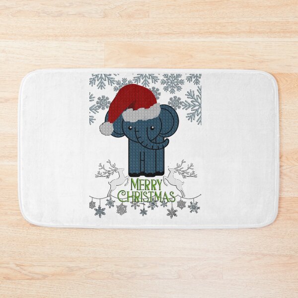 Item preview, funny merry christmas elephants for kids  designed and sold by myt-shirt.