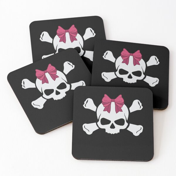 Item preview, Cute skull with a bow and cross bone  designed and sold by fatshirt.