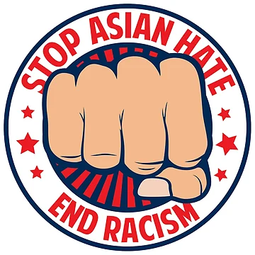 Artwork thumbnail, Stop Asian Hate End Racism by StickerbashCo