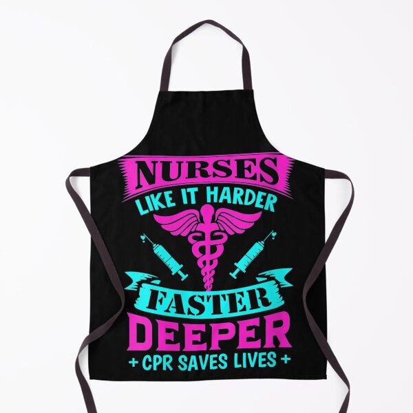 Item preview, Womens Womens Nurses Like It Harder Faster Deeper CPR Funny Nurse V-Neck  designed and sold by CuthbertShop.