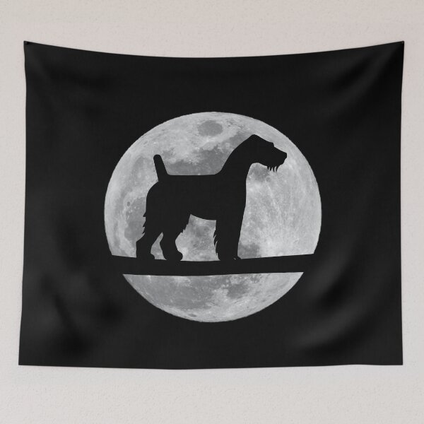Item preview, Fox Terrier Dog Night Moon fox terrier Lover designed and sold by alaechamlal.
