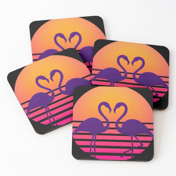 Item preview, Retrosun Flamingo in Love designed and sold by retromario80.