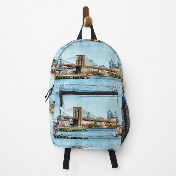 Item preview, Brooklyn Riverfront with the Brooklyn Bridge, Brooklyn Bridge Park, and the East River designed and sold by Paul Thompson Photography.