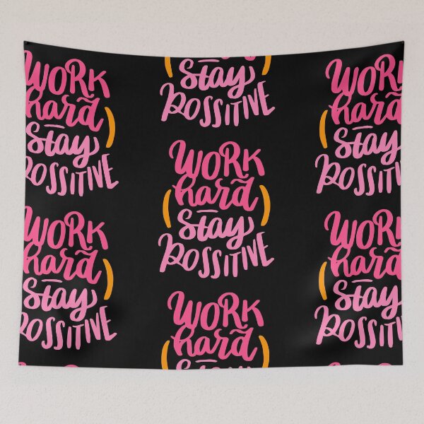 Item preview, work hard stay possitive Motivation designed and sold by MHassan92.