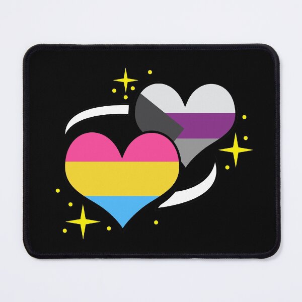 Item preview, Pan Demisexual Flag Heart designed and sold by queerappear.