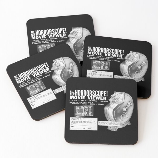 Item preview, HORRORSCOPE MOVIE VIEWER - ADVERT designed and sold by ThrowbackAds.