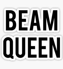 BEAM QUEEN - BLACK TEXT Sticker