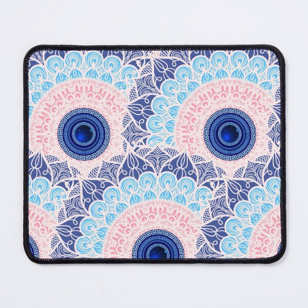 Item preview, Mati Evil Eye Round Floral Design Kiki Collection designed and sold by Yiorgos Designs.