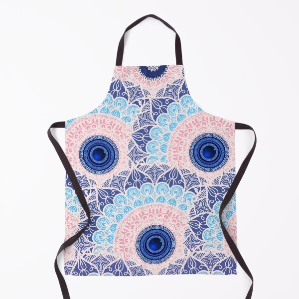 Item preview, Mati Evil Eye Round Floral Design Kiki Collection designed and sold by Yiorgos Designs.