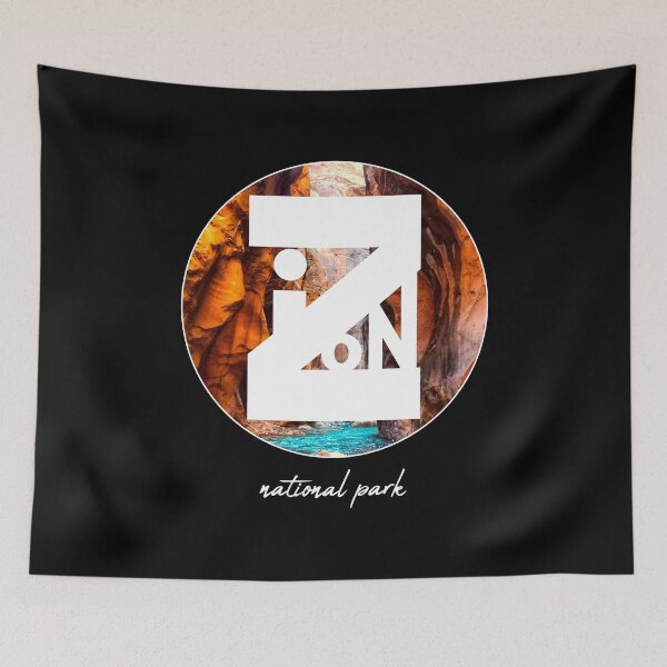 Item preview, Zion national park vintage sunset travel designed and sold by DaryaDarya.