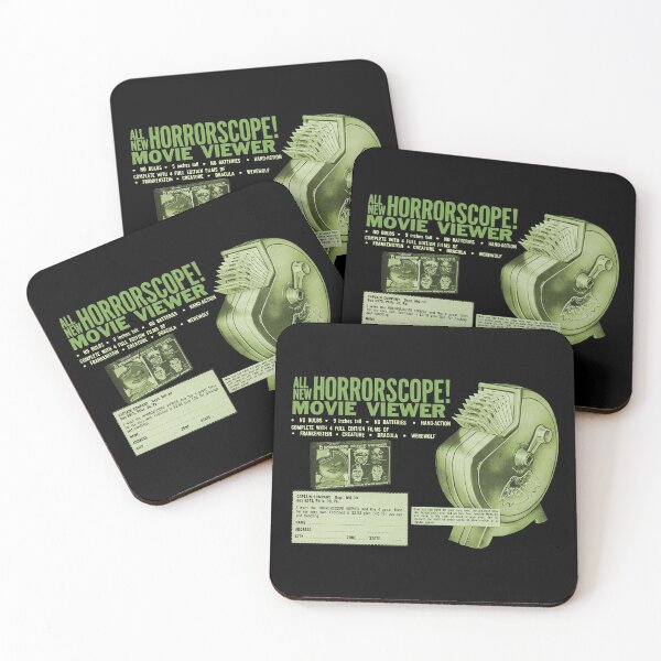 Item preview, HORRORSCOPE MOVIE VIEWER - ADVERT designed and sold by ThrowbackAds.