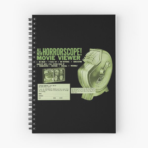 Item preview, HORRORSCOPE MOVIE VIEWER - ADVERT designed and sold by ThrowbackAds.