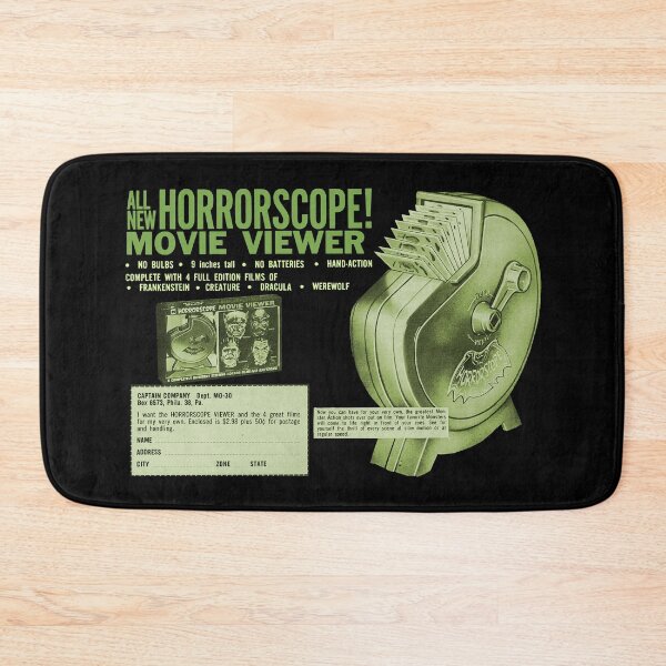 Item preview, HORRORSCOPE MOVIE VIEWER - ADVERT designed and sold by ThrowbackAds.