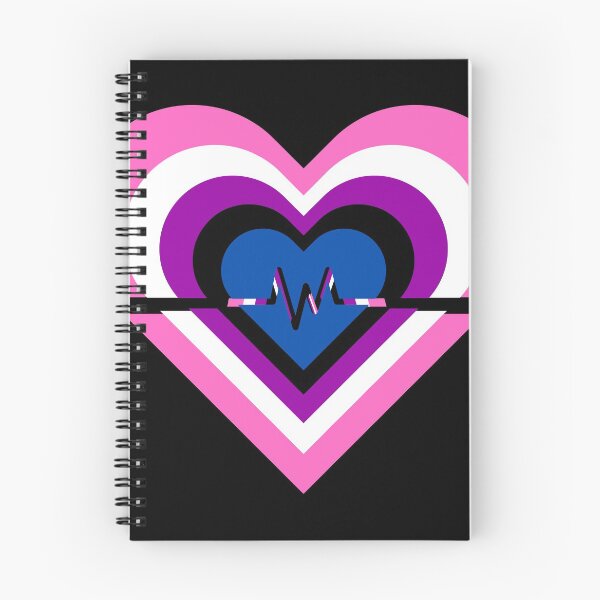 Item preview, Pride Flag Hearts - Genderfluid designed and sold by thesassypanda.