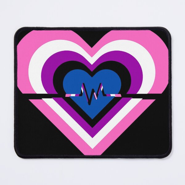 Item preview, Pride Flag Hearts - Genderfluid designed and sold by thesassypanda.