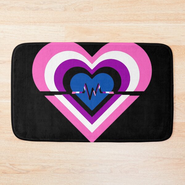 Item preview, Pride Flag Hearts - Genderfluid designed and sold by thesassypanda.