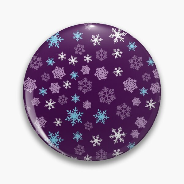 Item preview, Purple, Blue and White Snowflakes designed and sold by SpiritLiving.