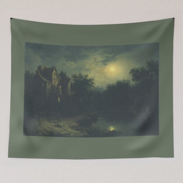 Item preview, Eerie landscape art designed and sold by Vintage Designs +.