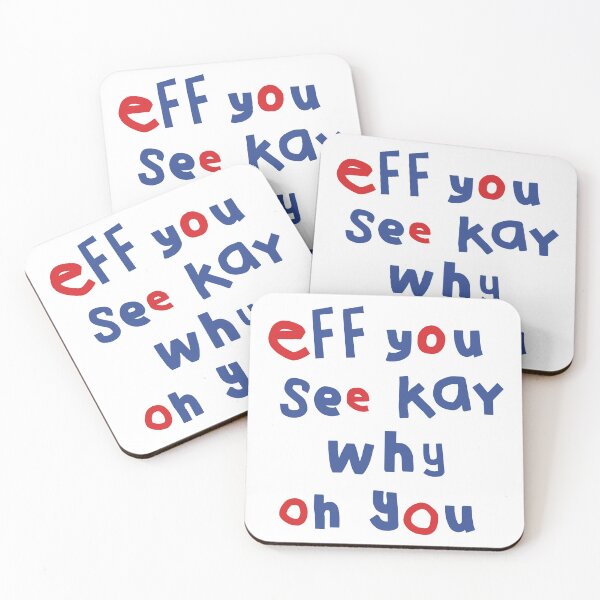 Item preview, Eff, ves a Kay, por qué Oh You, tipografía designed and sold by ellenhenry.
