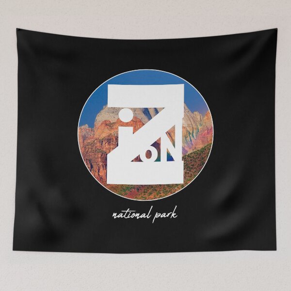 Item preview, Zion national park vintage sunset travel designed and sold by DaryaDarya.