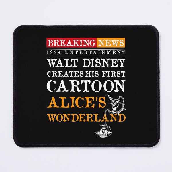 Item preview, Breaking News History 1924 - Walt Disney creates his first cartoon, "Alice's Wonderland." designed and sold by epicmarketing.