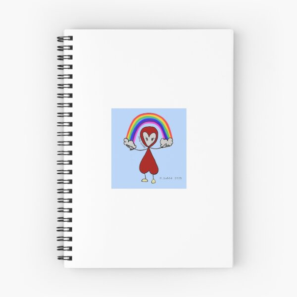 Item preview, Rainbow Heart-Head designed and sold by Heather Labbe.