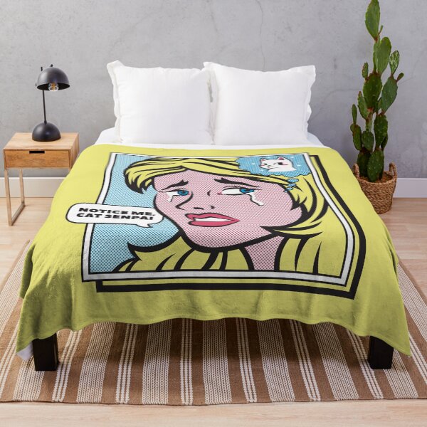 Item preview, Notice Me, Cat Senpai by Tobe Fonseca designed and sold by Tobe Fonseca®.