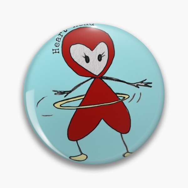 Item preview, Hoola-Hoop Heart-Head designed and sold by Heather Labbe.