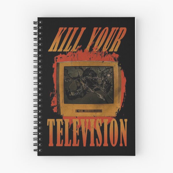 Item preview, Kill Your Television, Retro, Fake News Vintage Box TV Smashed designed and sold by ArtOfRebellion.