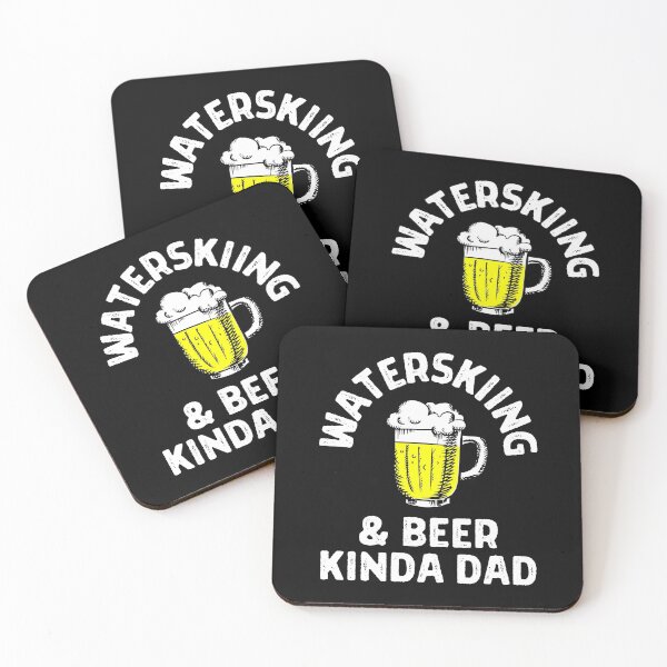 Item preview, Waterskiing & beer kinda dad designed and sold by TheGreenGoat.