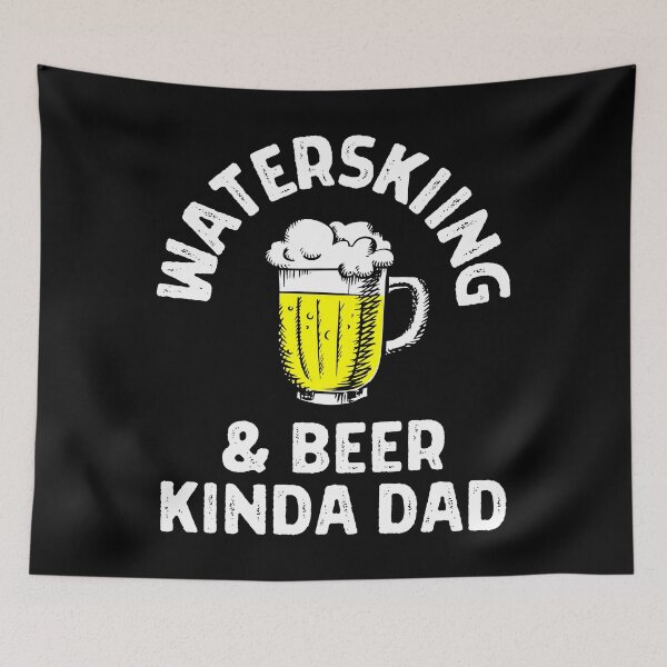 Item preview, Waterskiing & beer kinda dad designed and sold by TheGreenGoat.