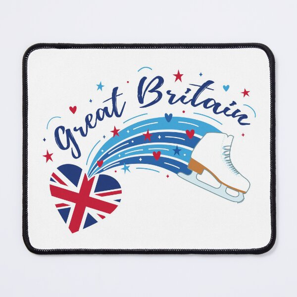 Item preview, British Figure Skating (white background) designed and sold by TripleTriple.