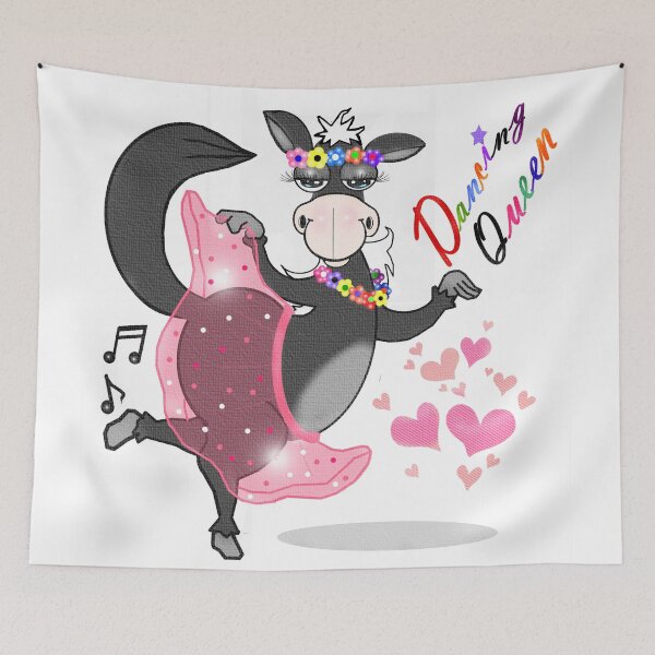 Item preview, Funny Horse - Dancing Queen  designed and sold by Shirley cute art .