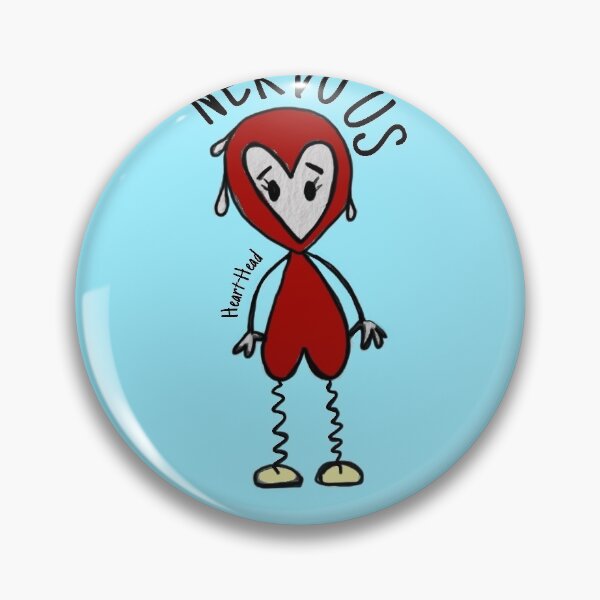 Item preview, Nervous Heart-Head designed and sold by Heather Labbe.