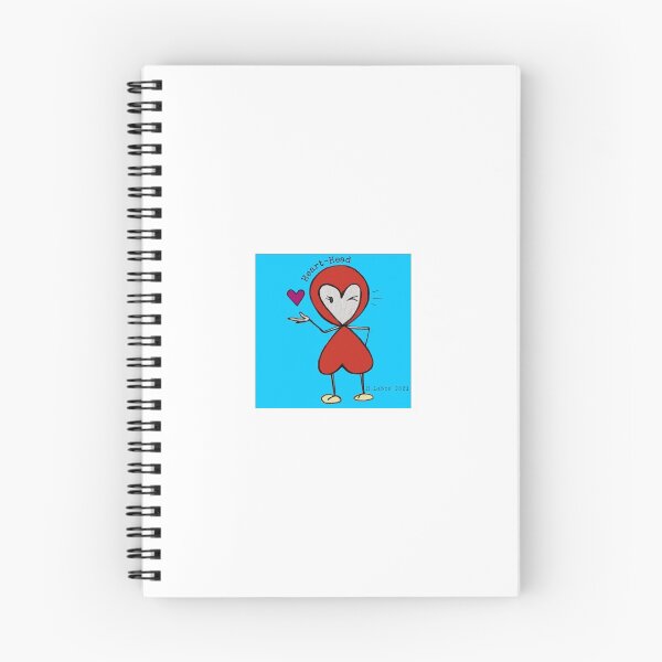 Item preview, Winking Heart-Head designed and sold by Heather Labbe.