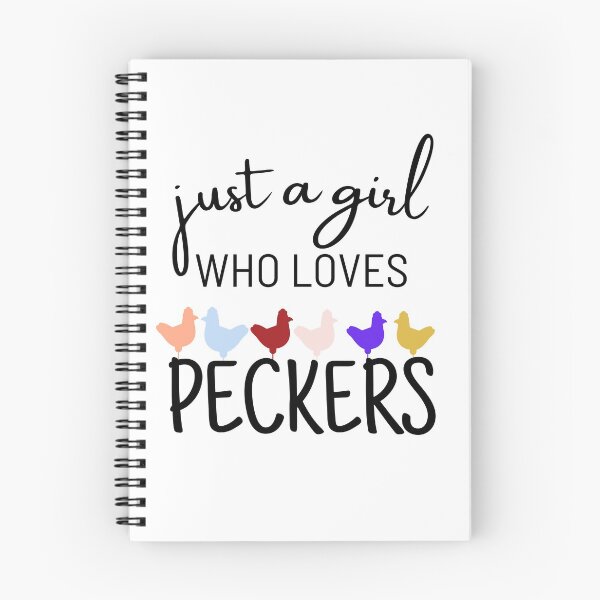 Item preview, Just A Girl Who Loves Peckers designed and sold by ArTips.