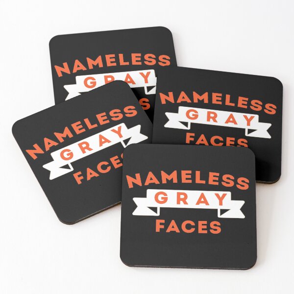 Item preview, Nameless Gray Faces designed and sold by SaadEtta.