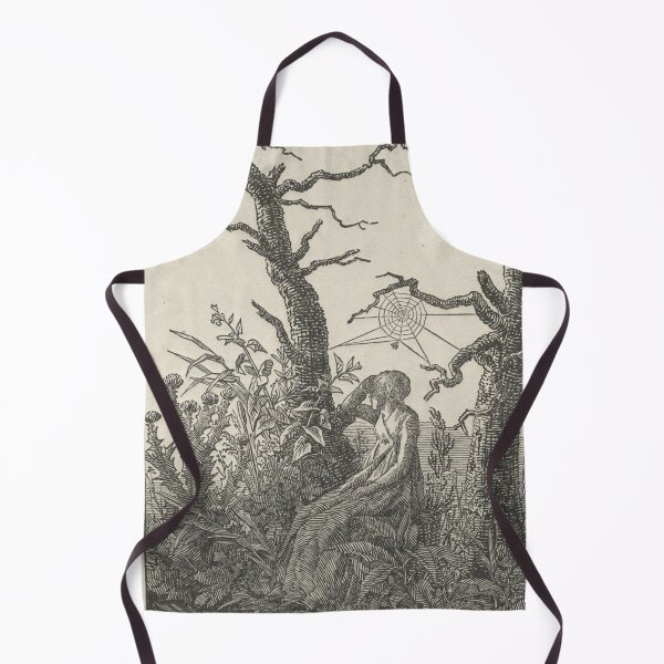 Artikelvorschau, Woman Seated under a Spider's Web Melancholy - Caspar David Friedrich entworfen und verkauft von Vintage Designs +.