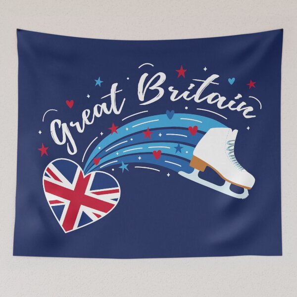 Item preview, British Figure Skating (dark background) designed and sold by TripleTriple.