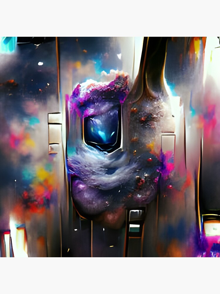 Pegatina Puerta De Entrada A Una Nueva Galaxia De Joeythemonster