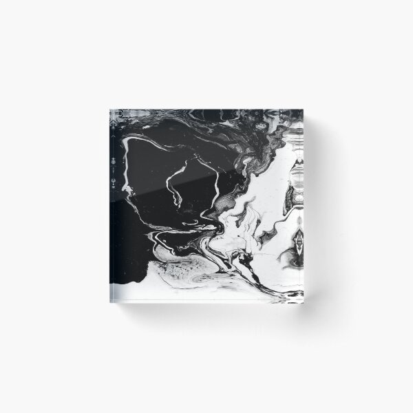 Item preview, Black and White Fluid Art designed and sold by Giftables.