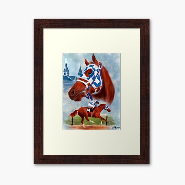 Secretariat Triple Crown Winner Framed Art Print